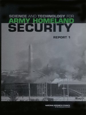 cover image of Science and Technology for Army Homeland Security
